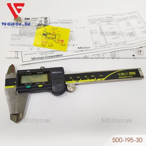 Mitutoyo digital caliper 500-195-30 (0-100mm/4