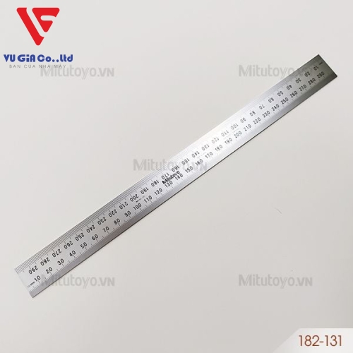 Mitutoyo 182-131 (0-300mm) steel ruler 25mm wide