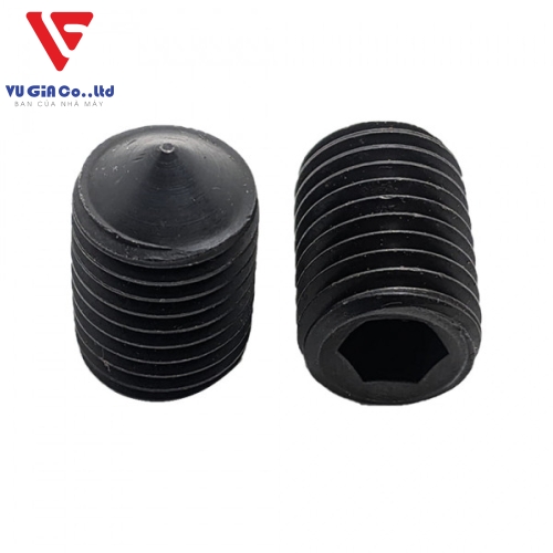 Socket set screws cup point