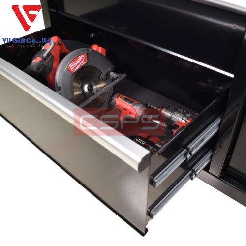  CSPS tool cabinet 104cm - 10 drawers with plank top