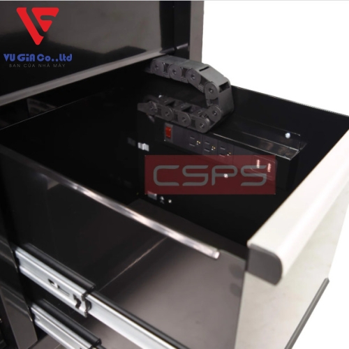  CSPS tool cabinet 104cm - 10 drawers with plank top