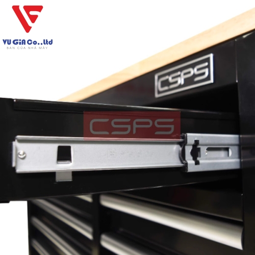 CSPS tool cabinet 104cm - 10 drawers with plank top