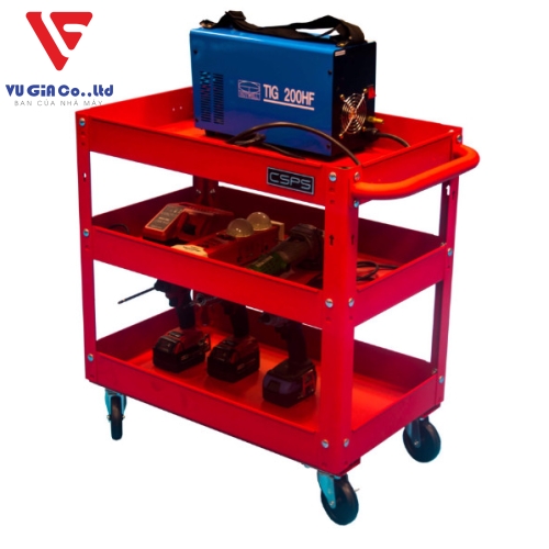 CSPS trolley with 3 compartments - 71cm