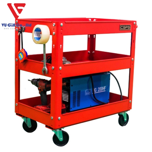 CSPS trolley with 3 compartments - 71cm