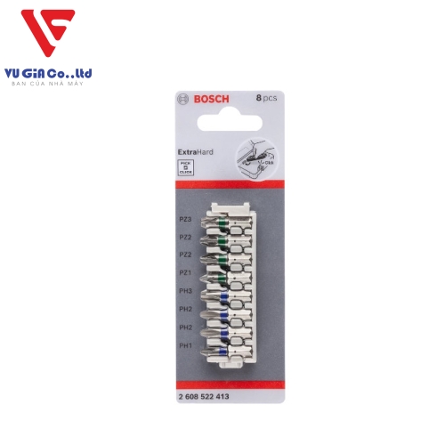 EXTRA HARD PICK & CLICK SCREWDRIVER SET, 8 PCS