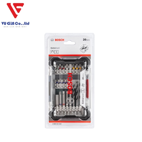 PICK & CLICK EXTRA HARD DRILL AND SCREWDRIVER MIX SET, 20 PCS
