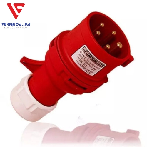 Non-watertight 5-pin 16A industrial plug BEK-015