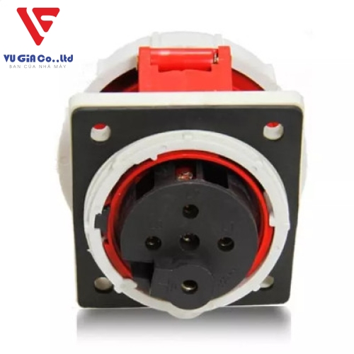 5-pin 125A watertight recessed socket BEK-4452