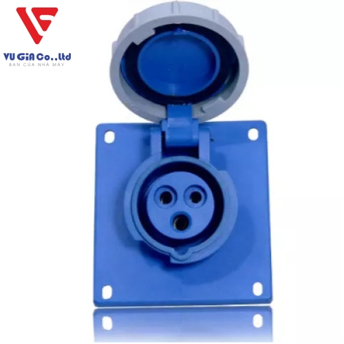 3-pin 125A watertight recessed socket BEK-4432
