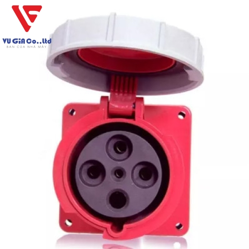 4-pin 125A watertight recessed socket BEK-3442