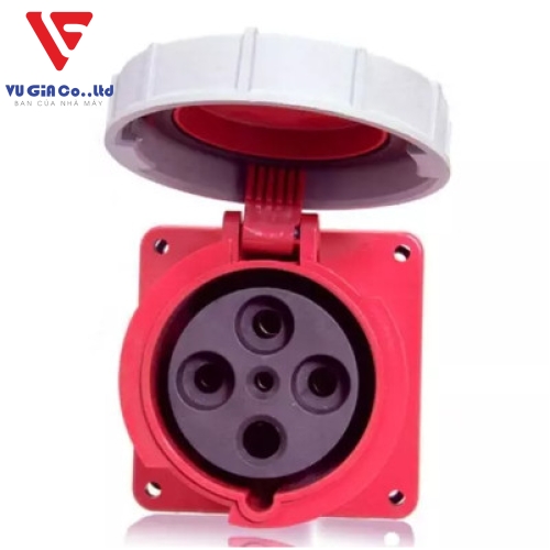 4-pin 63A watertight recessed socket BEK-3342
