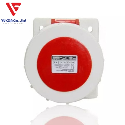 4-pin 63A watertight recessed socket BEK-4342