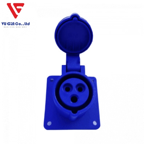 3-pin 16A non-watertight female socket BEK-313
