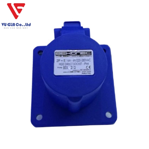 3-pin 32A non-watertight female socket BEK-323
