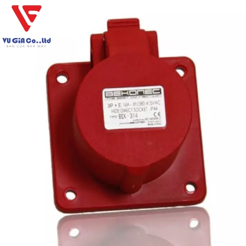 4-pin 32A non-watertight female socket BEK-424