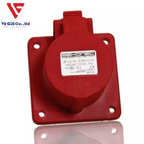 5-pin 32A non-watertight female socket BEK-325