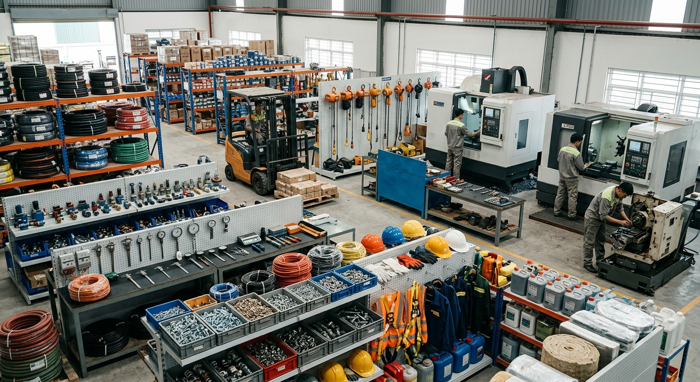 Các nhóm giải pháp thiết bị và vật tư công nghiệp thiết yếu