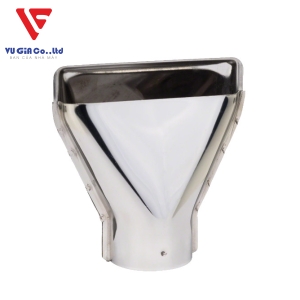 FISH-TAIL HEAT BLOWER HEAD WITH GLASS PROTECTION FUNCTION