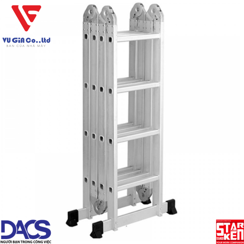 STARKEN ST404H Four-Segment Aluminum Ladder