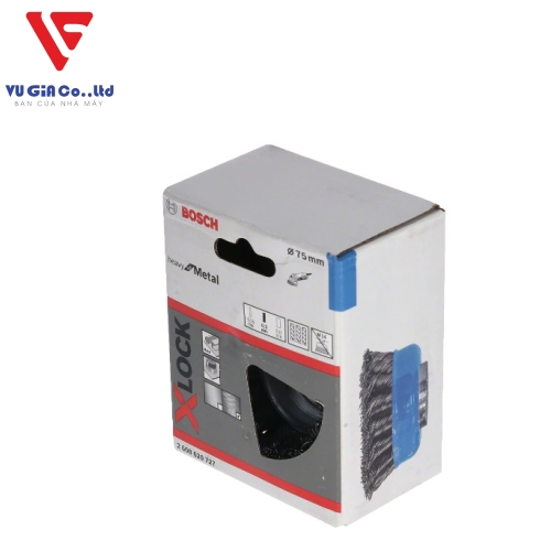 X-LOCK HEAVY FOR METAL ROUND BRUSH, SPIRAL FIBER