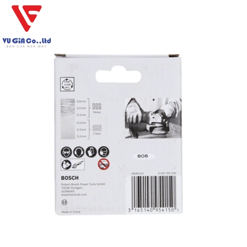 X-LOCK HEAVY ROUND BRUSH FOR Stainless Steel, Spiral Fiber