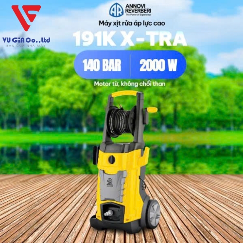 ANNOVI REVERBERI ITALY SPECIAL WASHING MACHINE 191K X-TRA – FROM MOTOR – HIGH PRESSURE 140BAR, 2000W